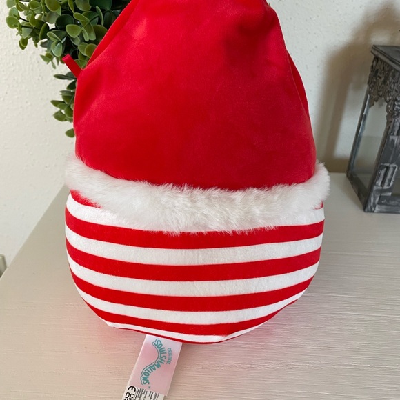 Squishmallows 12" GIANNI the Candy Cane Gnome RARE Plush Christmas Santa - Picture 3 of 7